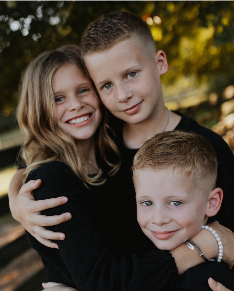 The Johnson family together